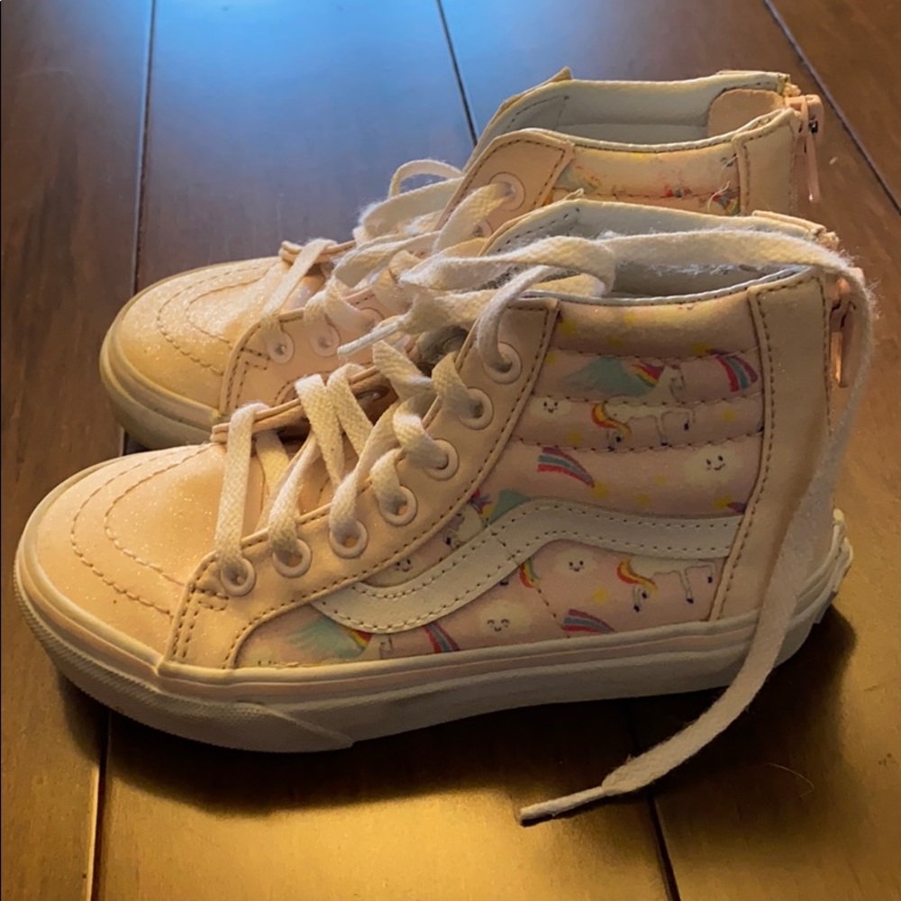 SOLD DO NOT BUY Cutest Vans 🦄 Kids Shoes size 12